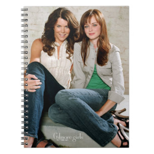 Carnet Portrait de Lorelai et Rory assis