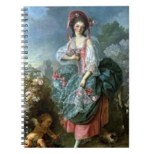 Carnet Portrait de Mademoiselle Guimard comme