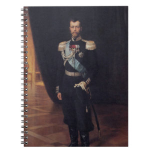 Carnet Portrait du tsar Nicholas II (par Albert Edelfeel)