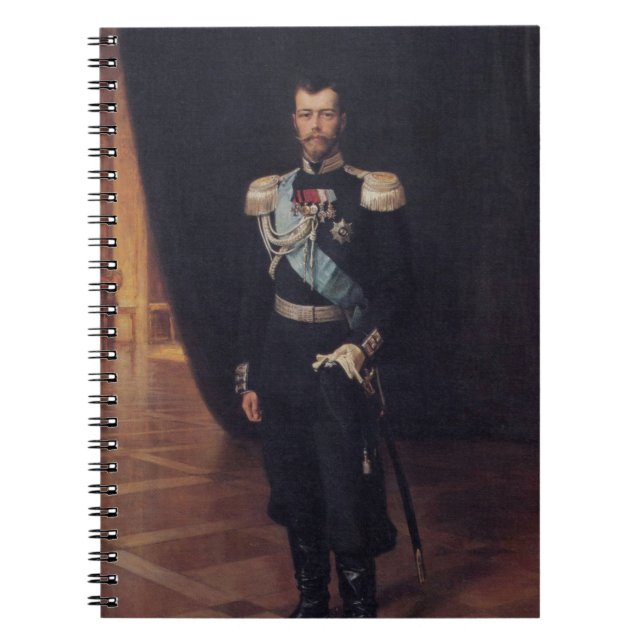 Carnet Portrait du tsar Nicholas II (par Albert Edelfeel) (Devant)