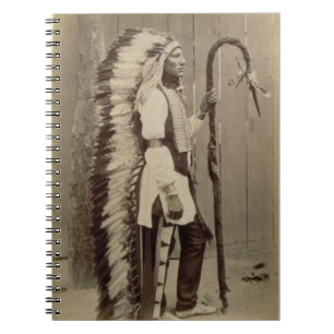 Carnet Portrait d'un Natif américain de 'Buffalo Bill