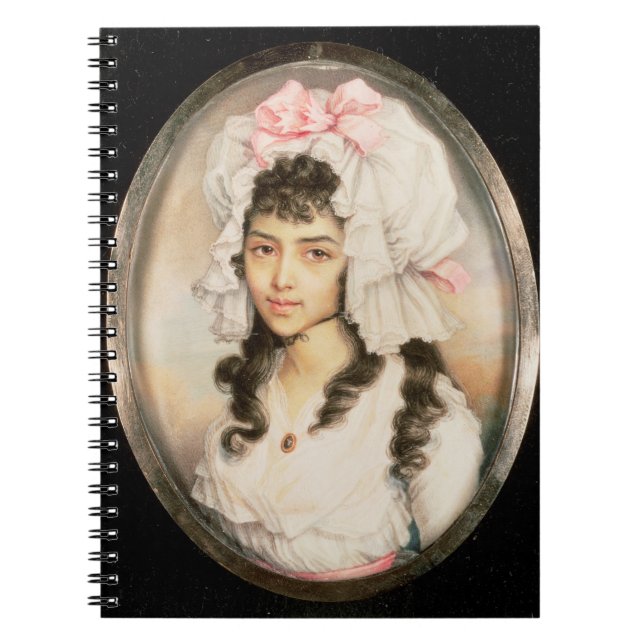 Carnet Portrait miniature d'une fille (Devant)