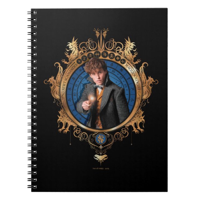 Carnet Portrait NEWT SCAMANDER™ (Devant)