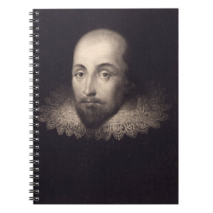Carnet Portrait vintage de Shakespeare