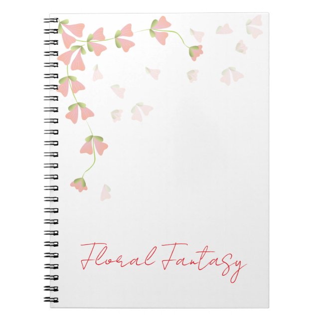 Carnet Post it Fantaisie Florale (Devant)