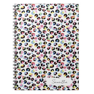 Carnet Poster de animal coloré personnalisé