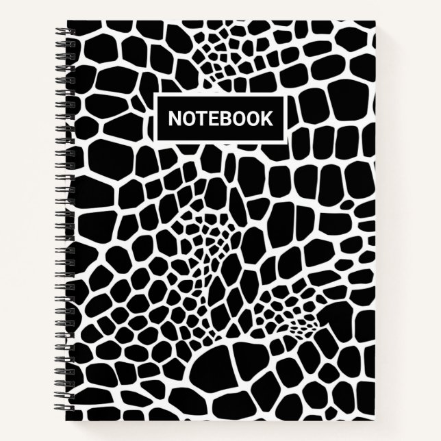 Carnet Poster de animal de reptile (Devant)