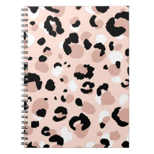 Carnet Poster de animal Léopard Abstrait moderne