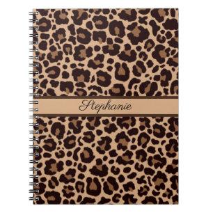 Carnet Poster de animal Leopard Cheetah Rose Gold chic te