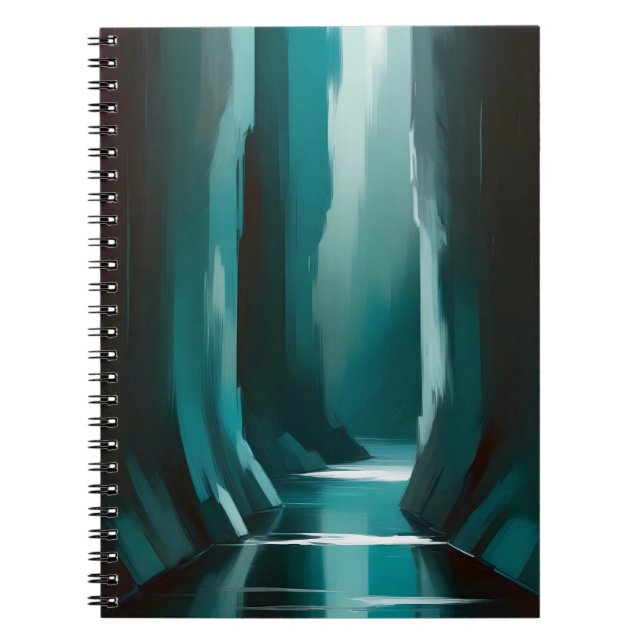 Carnet Poster du paysage Abstrait Arrière - plan Fond d'é (Devant)