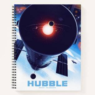 Carnet Poster du télescope spatial Hubble.