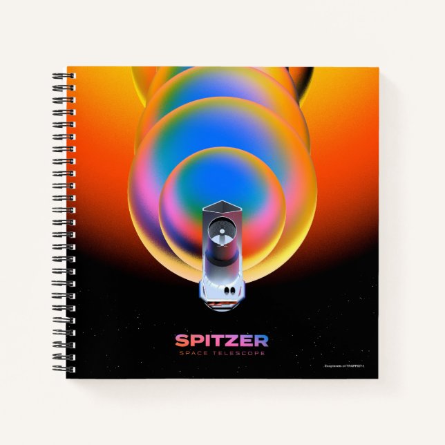 Carnet Poster du télescope Spitzer. (Devant)