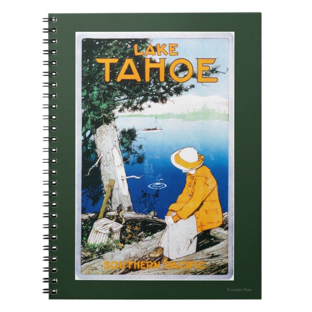 Carnet Poster promotionnel du lac TahoeLake Tahoe, CA (Devant)
