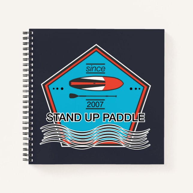 Carnet Poster Stand Up Paddle (Devant)