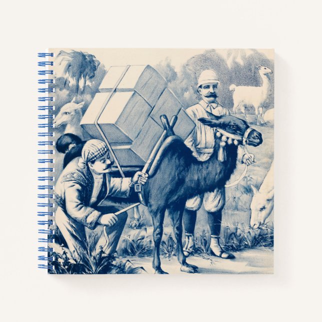 Carnet Poster vintage John Robinson Circus (Devant)