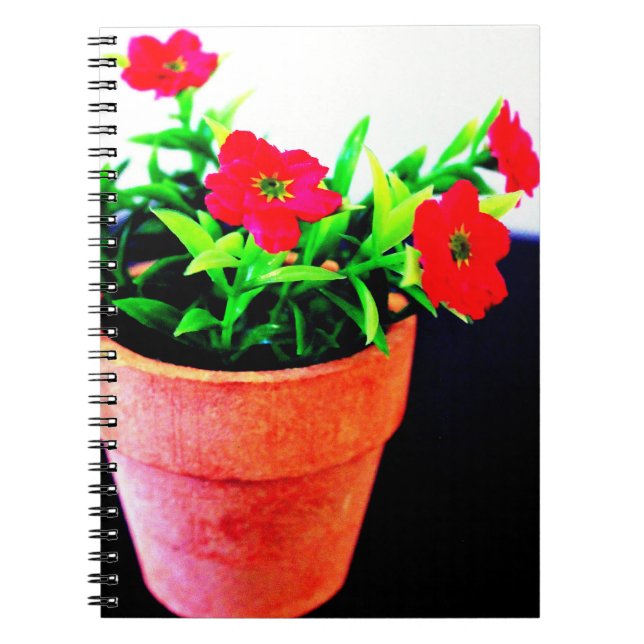 Carnet Pot de fleurs (Devant)