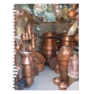 Carnet Pots De Cuivre Sur Le Marché