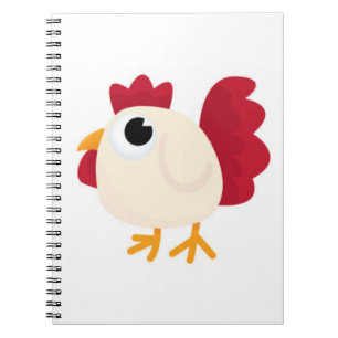Carnet Poulet blanc drôle