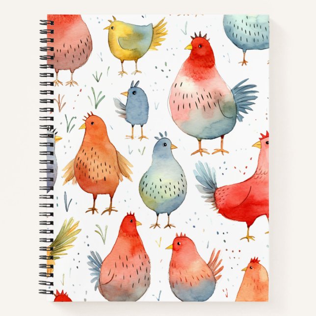 Carnet Poulets d'élevage (Devant)