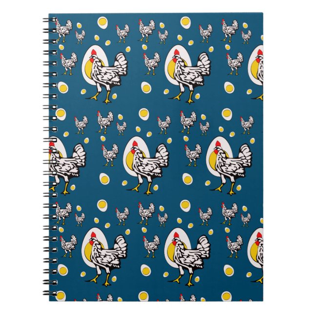 Carnet Poulets rétro (Devant)