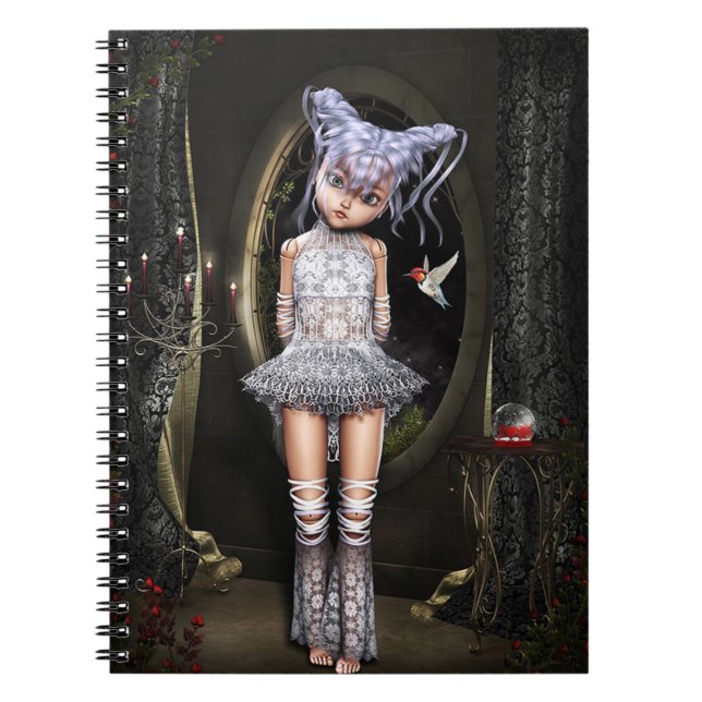 Carnet Poupée mignonne (Devant)