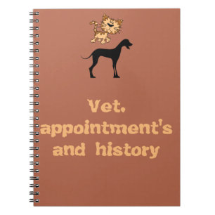 Carnet pour des animaux familiers