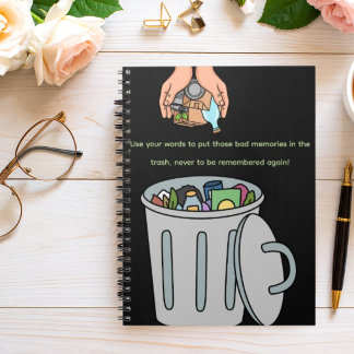 Carnet pour jeter les ordures – Mains de dessin an
