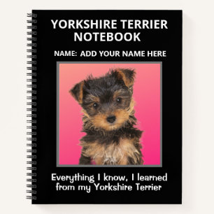 Carnet pour les amateurs de Yorkshire Terriers