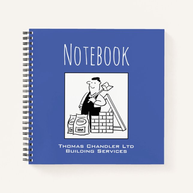 Carnet pour un constructeur avec le nom du proprié (Devant)