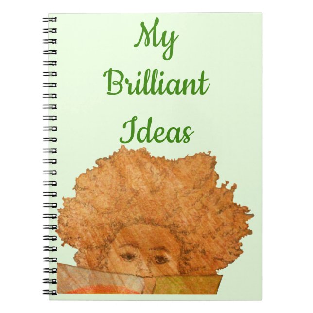Carnet pour votre lecture brillante de fille (Devant)