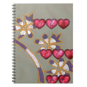 Carnet Pour Vous De Moi : Beau Coeurs Floraux Design