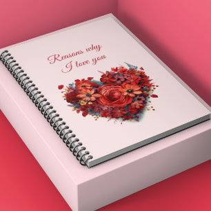 Carnet Pourquoi je t'aime Saint Valentin