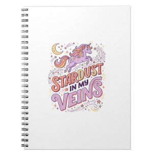 Carnet Poussière d'étoile de licorne dans mes veines conc
