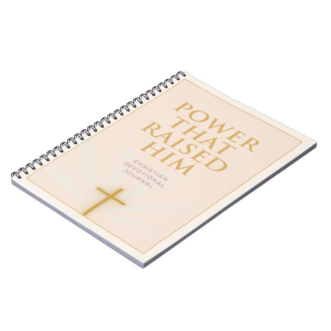 Carnet Power That Raised Him Christian Easter 2026 (Côté gauche)