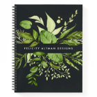 prairie sauvage | Black & Green Botanical Personna
