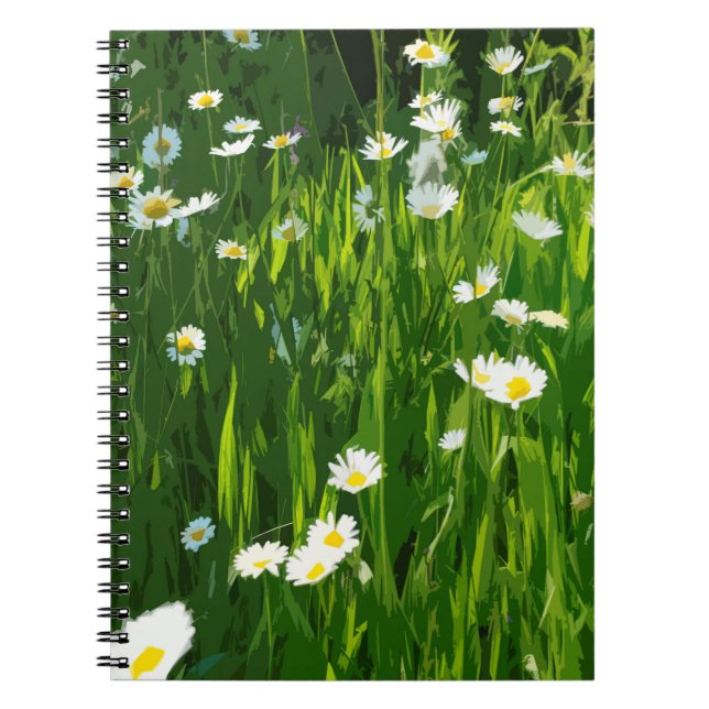 Carnet pré fleuri (Devant)