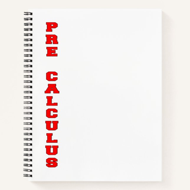 Carnet Précalcul (Devant)