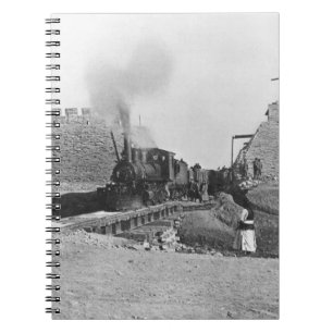 Carnet Premier train passant par le mur de Pékin, ch