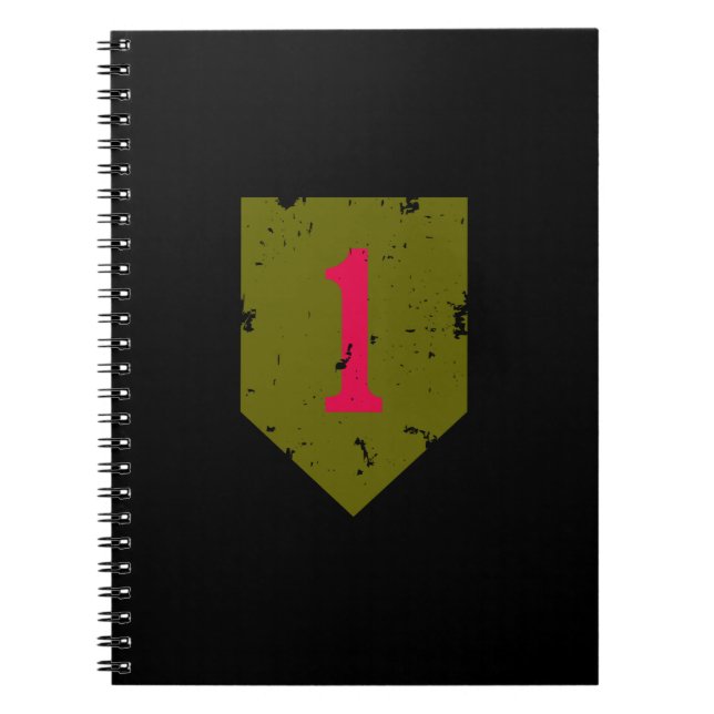 Carnet Première division d'infanterie "Big Red One" en dé (Devant)