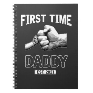 Carnet Première fois Père Nouveau Papa 2021 Fête des père