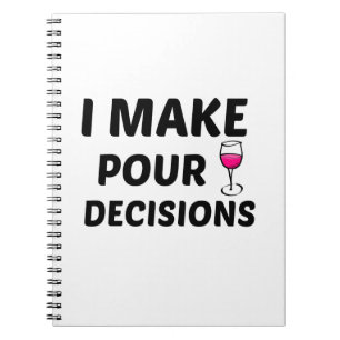 CARNET PRENDRE DES DÉCISIONS POUR LE VIN VERRE