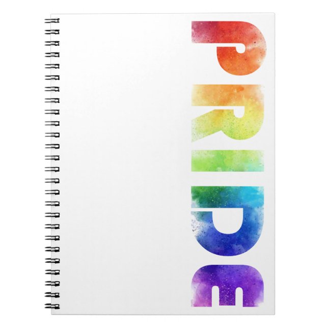Carnet Pride Rainbow Thème (Devant)