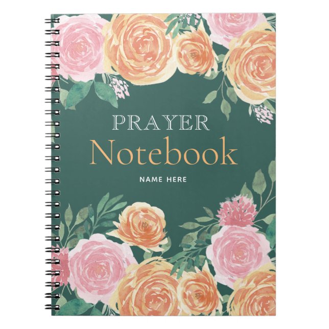 Carnet Prière florale (Devant)