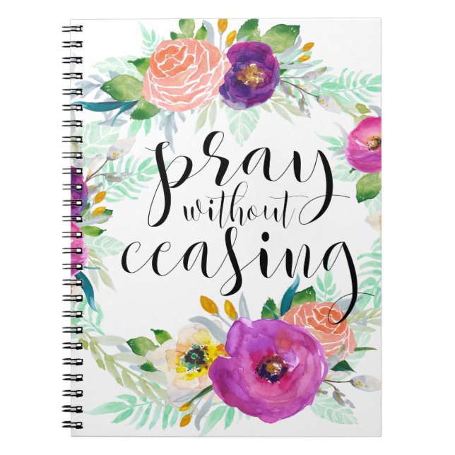 Carnet Priez sans cessation (Devant)