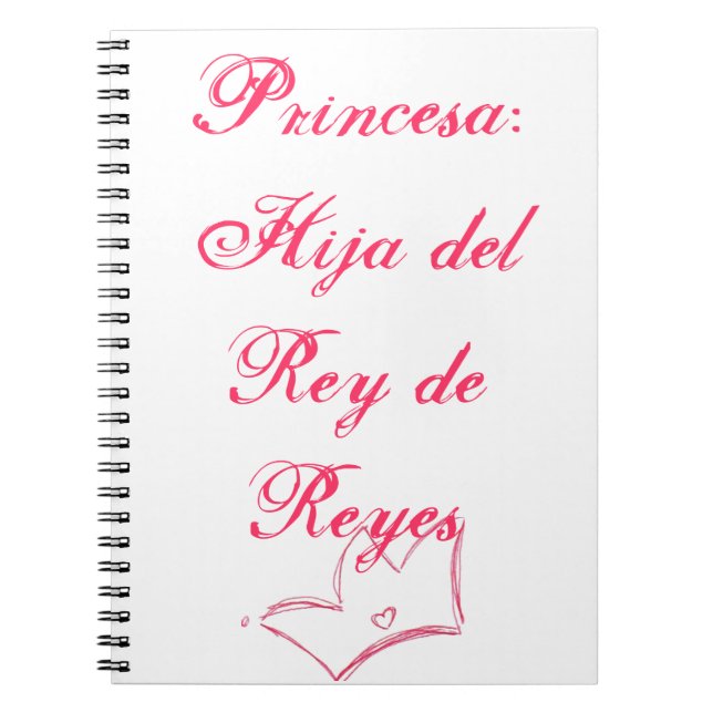 Carnet Princesa (Devant)