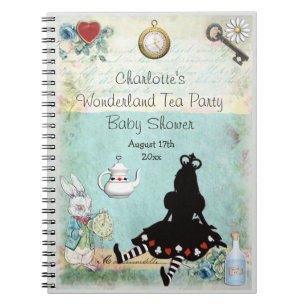 Carnet Princesse Alice dans le Guestbook de baby shower