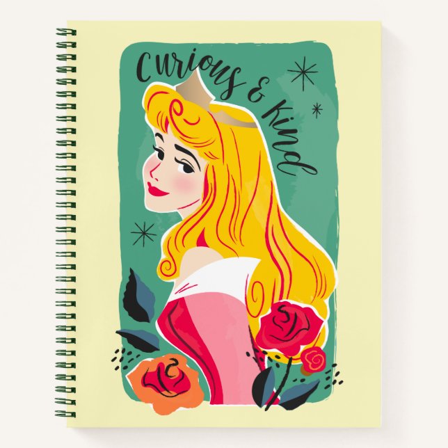 Carnet Princesse Aurora - Curieux & Type (Devant)