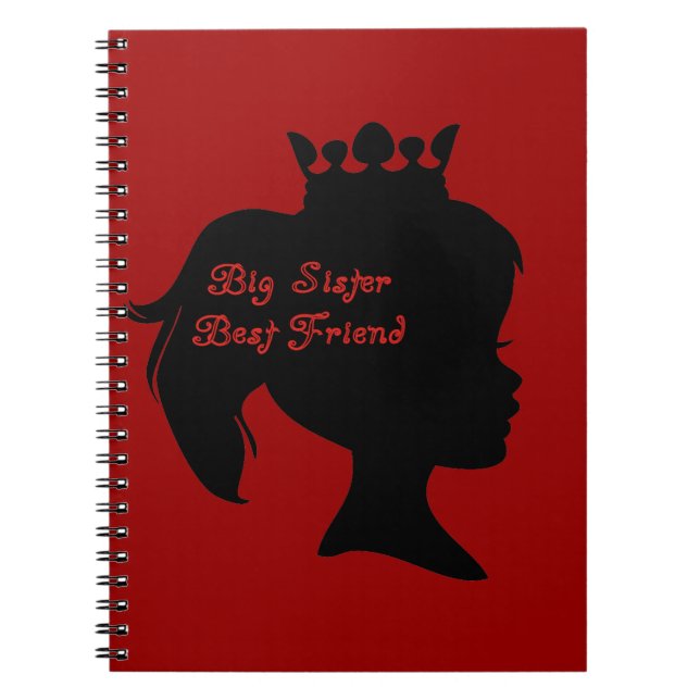 Carnet Princesse Big Soeur Meilleur Ami (Devant)