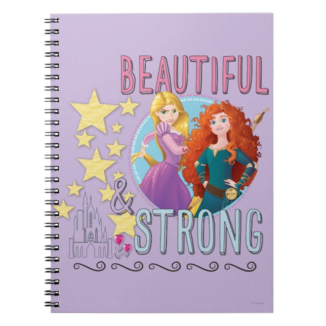 Carnet Princesse Disney | Rapunzel et Merida (Devant)