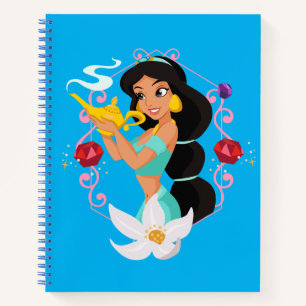 Carnet Princesse Jasmine Avec Lampe Magique